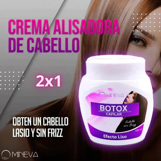 BOTOX CAPILAR MINEVA®️ | EFECTO LISO 500ML ¡2x1!